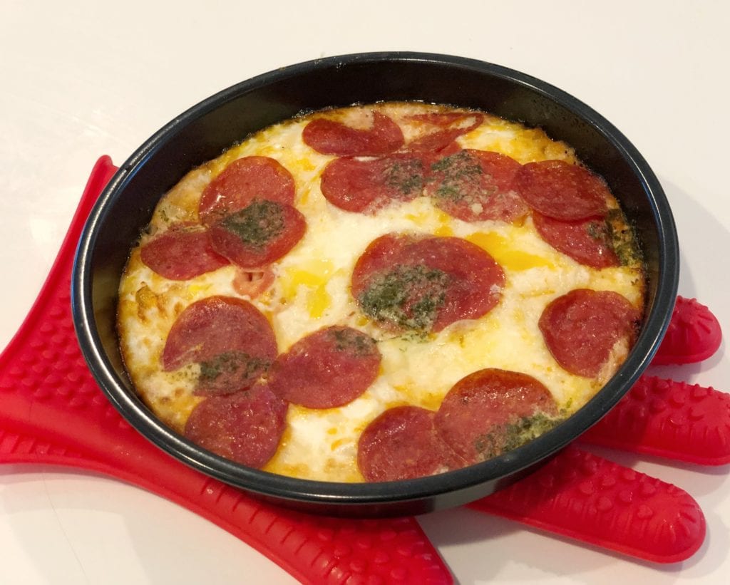 Super Tasty & Easy Keto Pizza Eggs Breakfast Recipe
