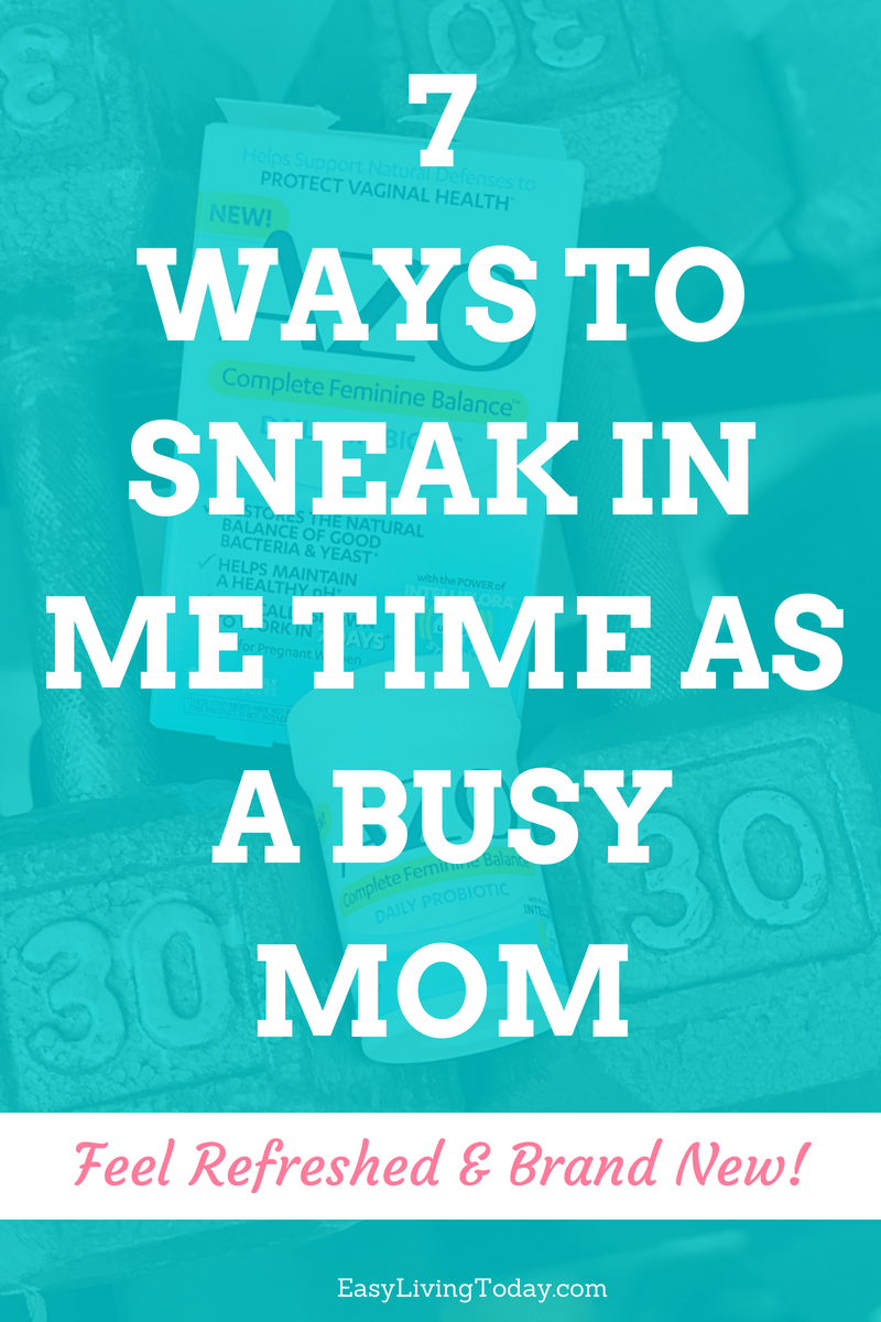 Being a mom is exhausting, but here are 7 ways to sneak me time in as a busy mom. This will help you feel refreshed and energized. #AZO #AZOGirl #ad