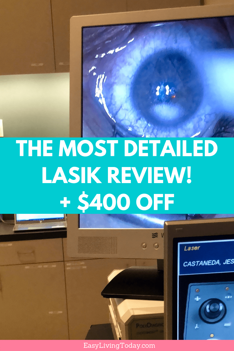Thinking about lasik eye surgery? Here are some tips, recovery information, pictures and $400 off plus a free consultation at the LasikPlus vision center! #lasik #lasikplus #lasereyesurgery