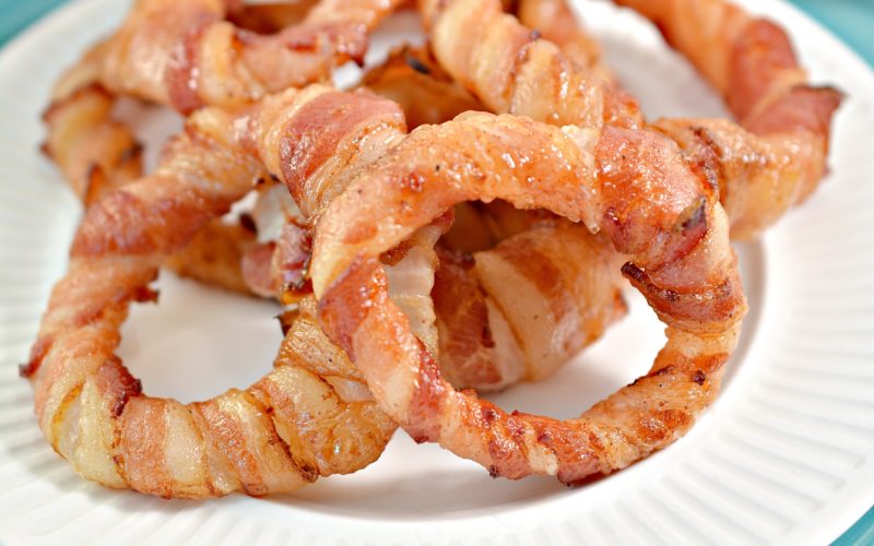 Crack Keto Bacon Wrapped Onion Rings