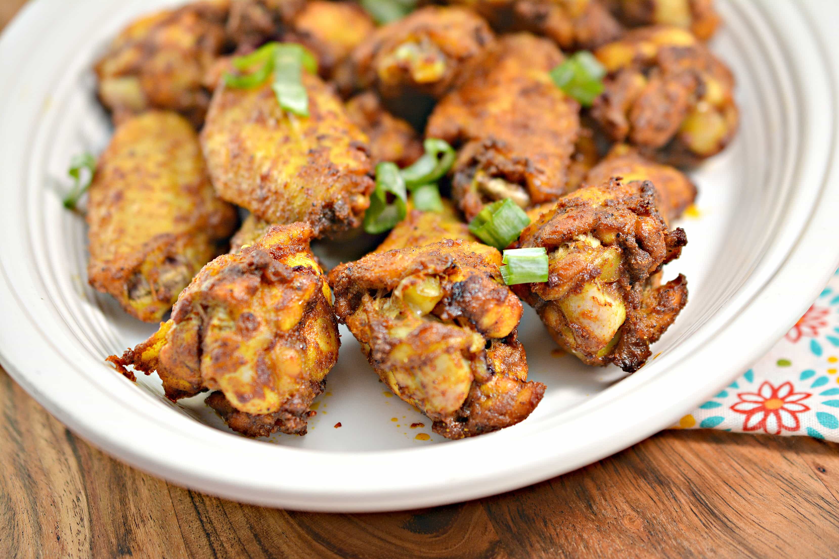 keto curry spiced wings