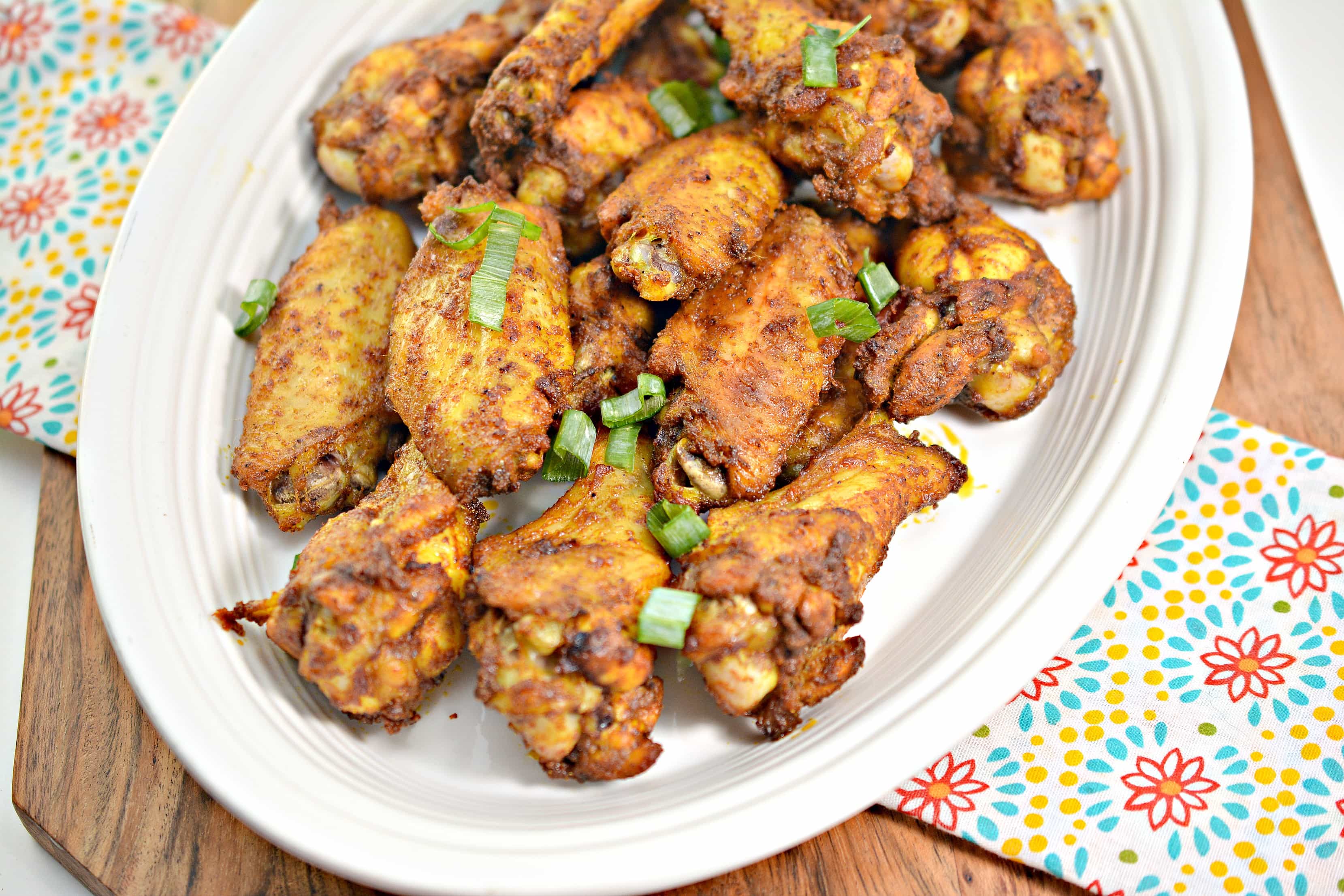 keto curry spiced wings
