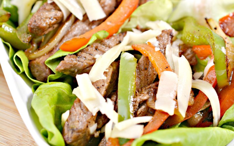 Keto Philly Cheesesteak Lettuce Wraps Recipe