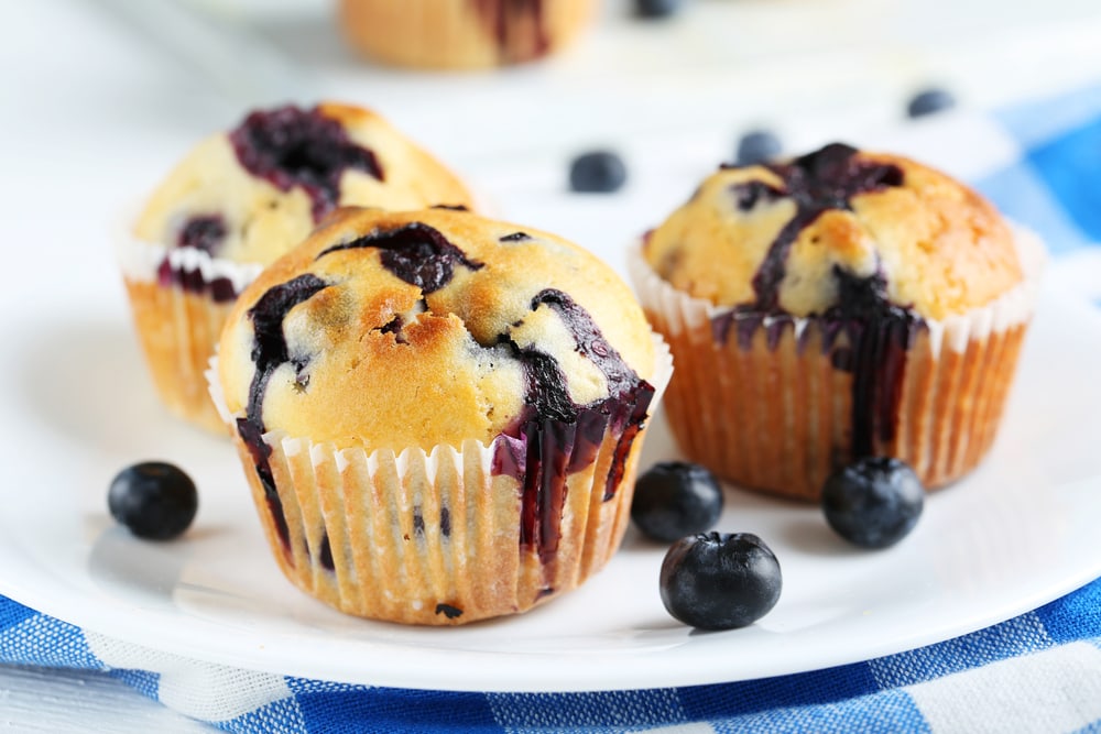 Keto Blueberry Breakfast Muffins