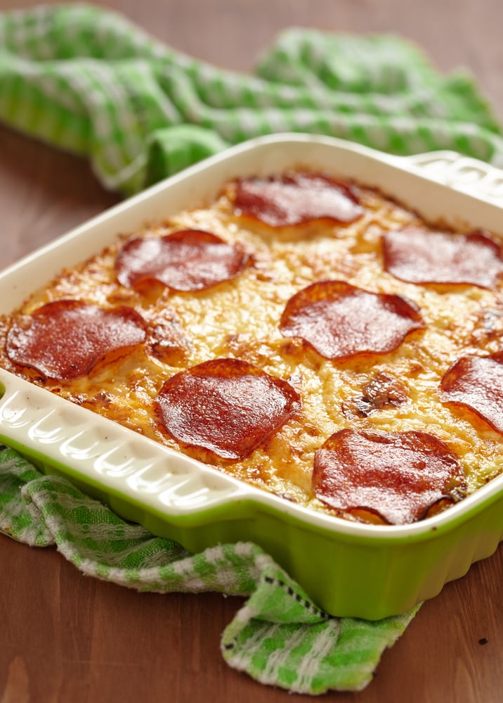 Keto Pizza Casserole