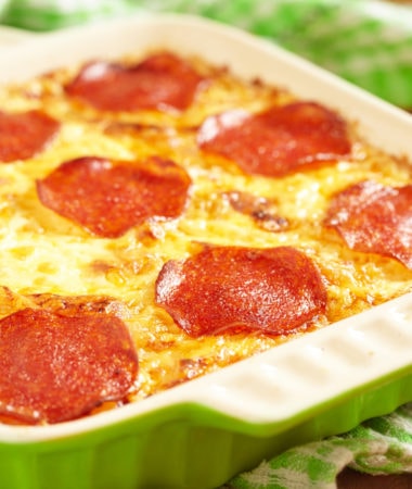 Keto Pizza Casserole