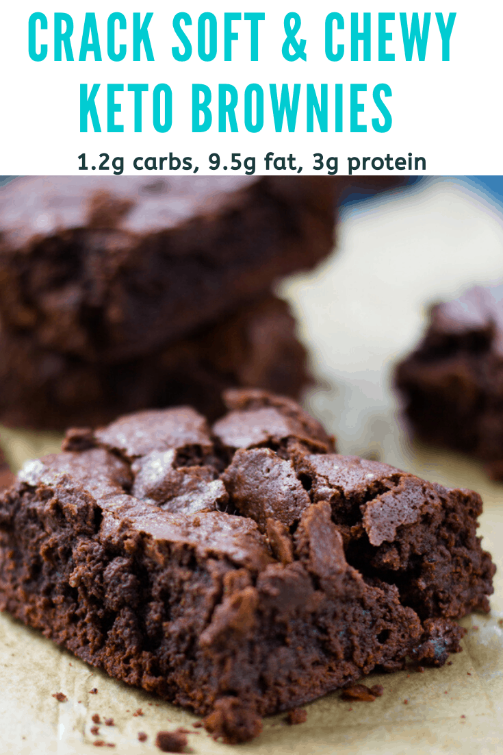 easy soft chewy keto brownies