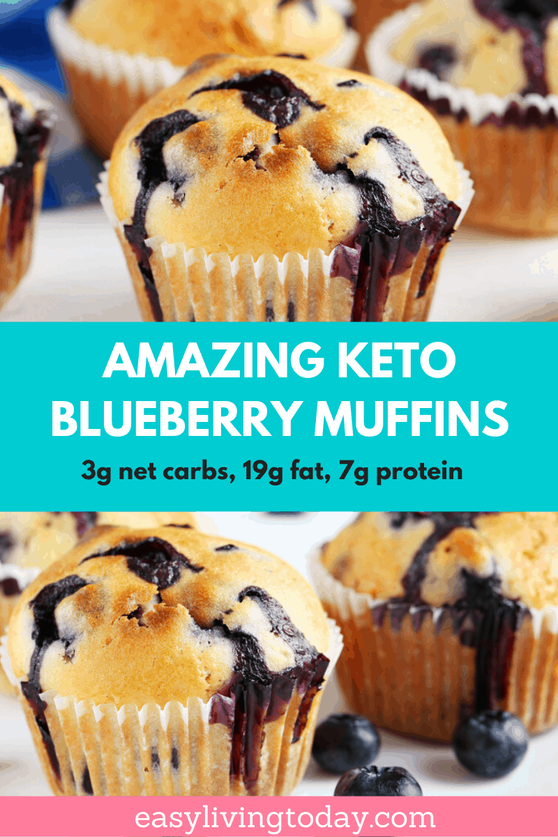 keto blueberry muffins easy breakfast recipe