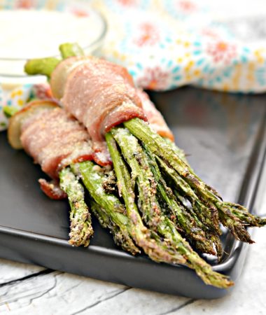 Air Fryer Keto Bacon Wrapped Asparagus recipe 2