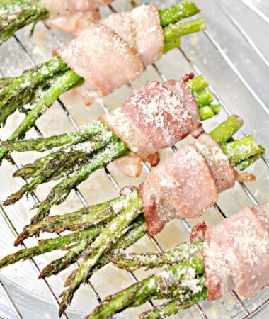 Air Fryer Keto Bacon Wrapped Asparagus recipe 2