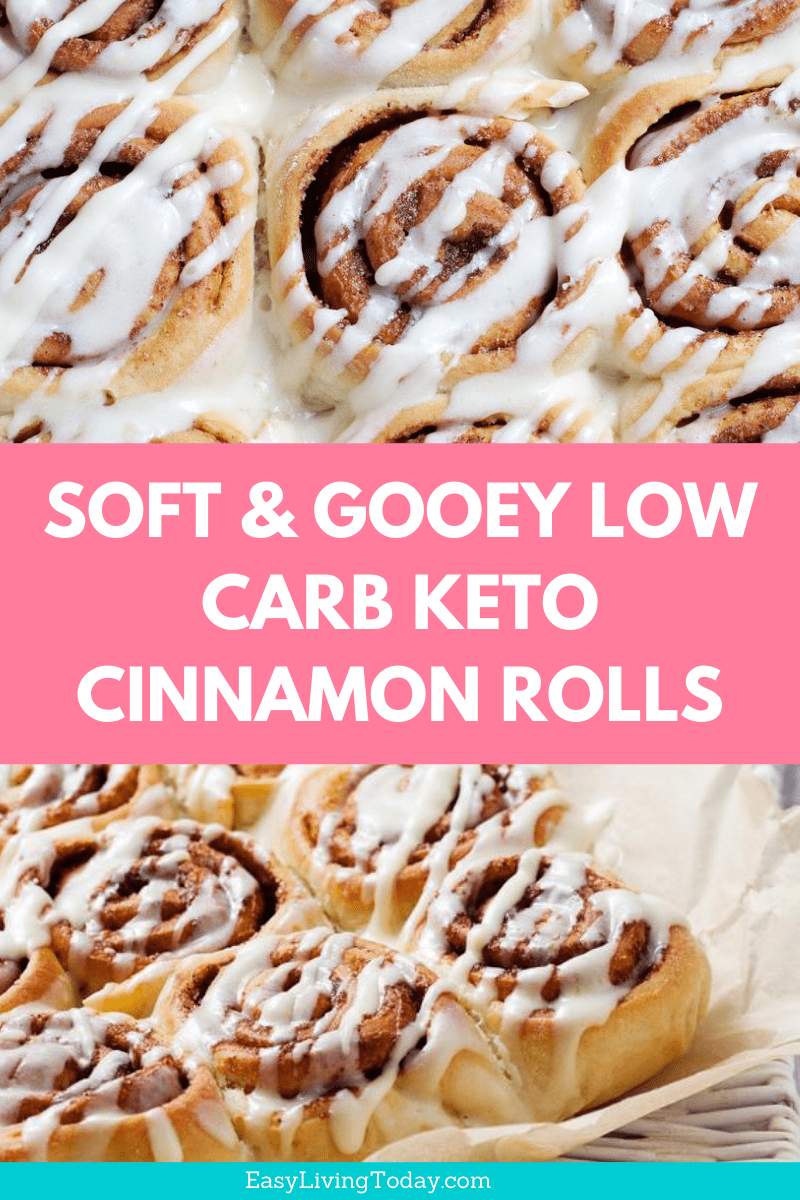 EASY low carb keto cinnamon rolls recipe