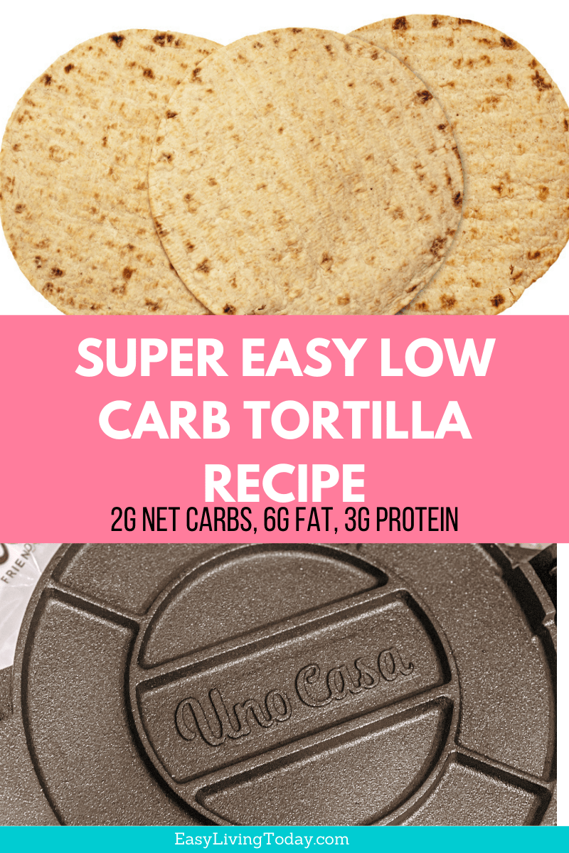 super easy low carb keto tortilla recipe