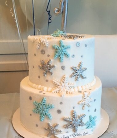 winter onederland cake ideas