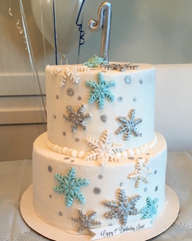 Winter Onederland Cake Ideas for First Birthday Party