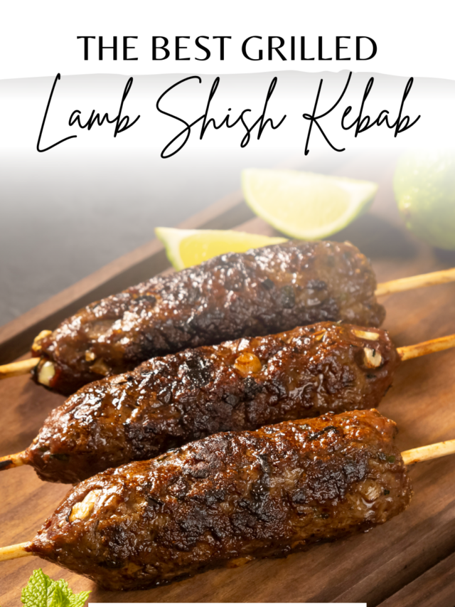The Best Healthy Grilled Lamb Shish Kebab Recipe!