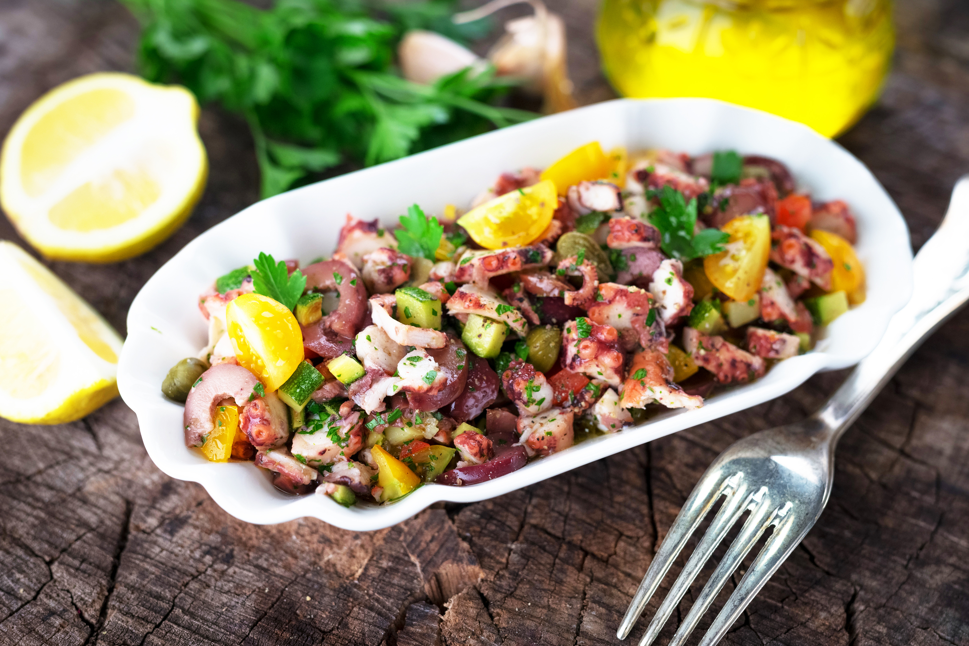 Healthy Puerto Rican Octopus Salad Recipe keto low carb