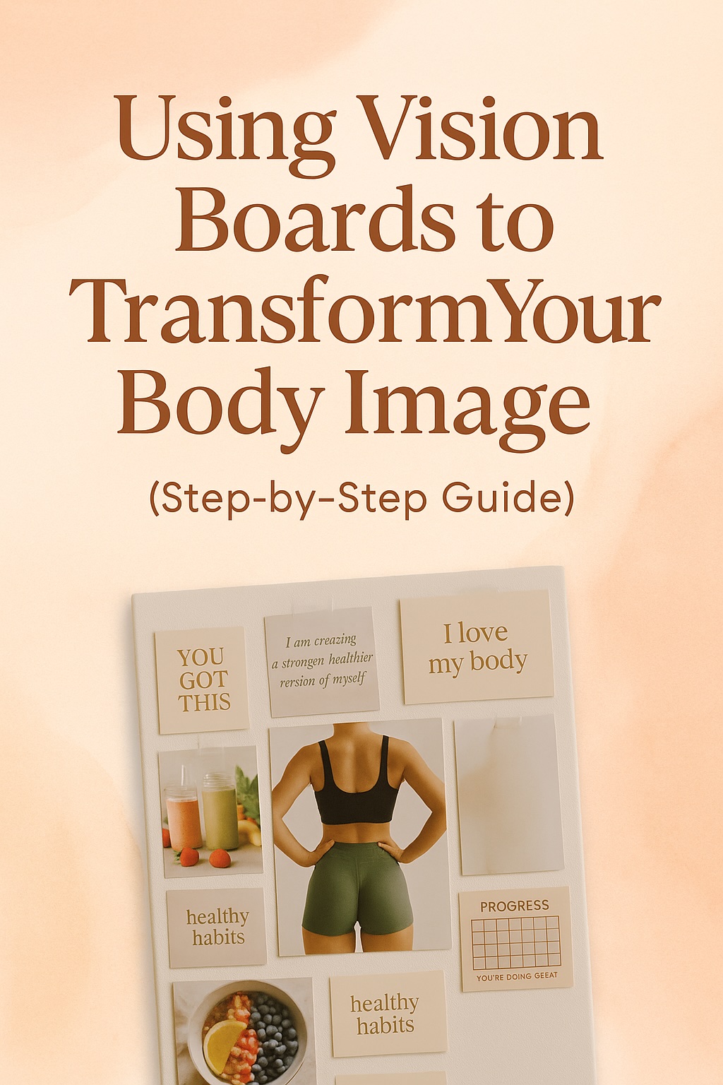 How to Make a Vision Board for Weight Loss and Body Confidence
