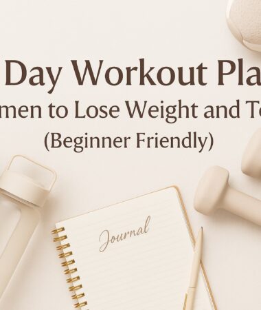 30 Day Workout Plan for Women to Lose Weight and Tone Up (Beginner Friendly)