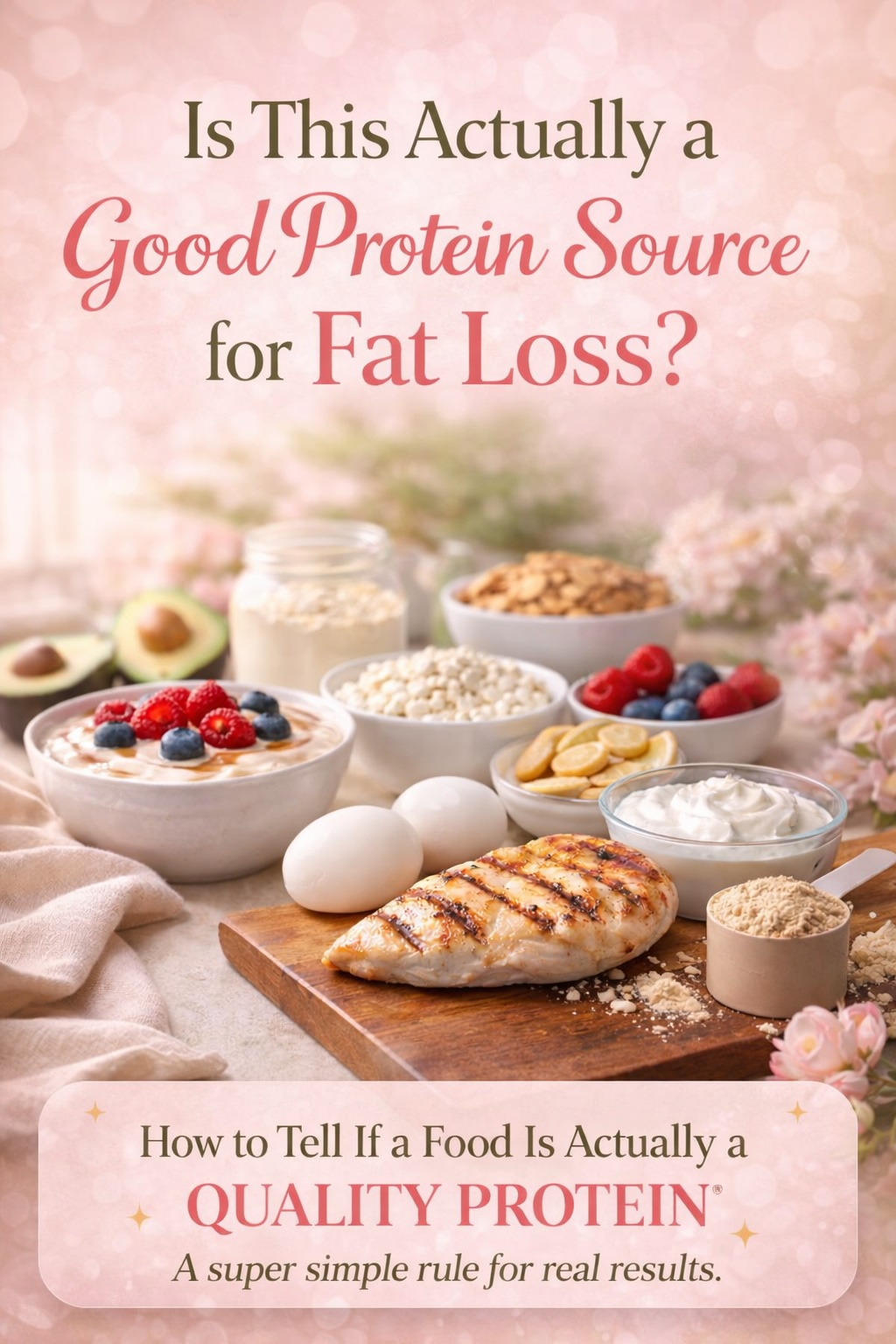 How to tell if a food is a good source of protein for fat loss using a simple 10 to 1 rule for protein density